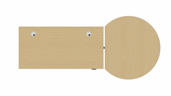 Ansatztisch für elektromotorisch verstellbare Tische