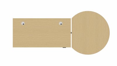 Ansatztisch für elektromotorisch verstellbare Tische